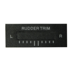 RAC RUDDER TRIM LABEL SMALL...