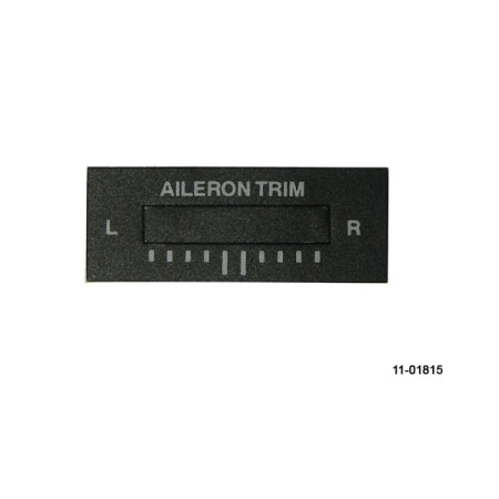 RAC AILERON TRIM LABEL LARGE FOR R2S ROCKER SWITCH