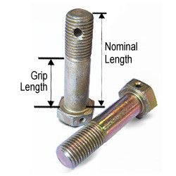 BOLT UNDRILLED AN6-13A