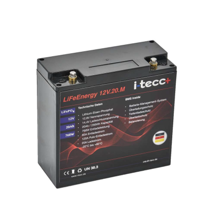 Batterie LiFePO4 LiFeEnergy 12V 20Ah