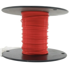 Unshielded Wire 18GA RED...