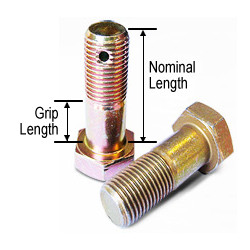 BOLT UNDRILLED AN5-14A