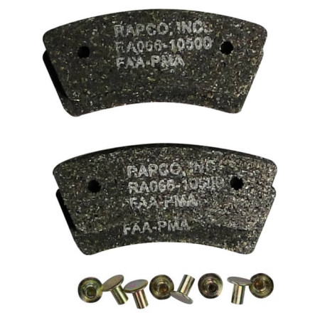 RAPCO RA66-105-4K BRAKE LINING KIT - 4 PACK