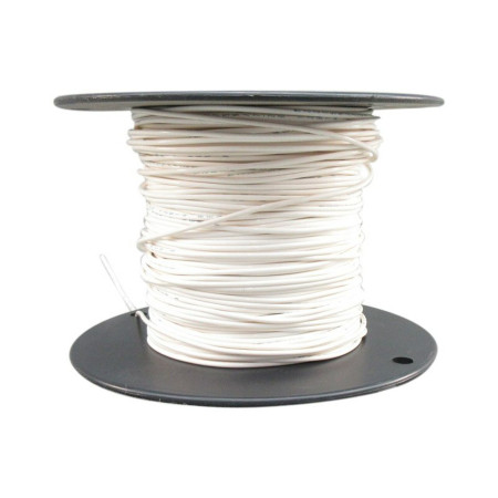 Fil blanc non blindé 8GA M22759/16-8-9 (x100ft)